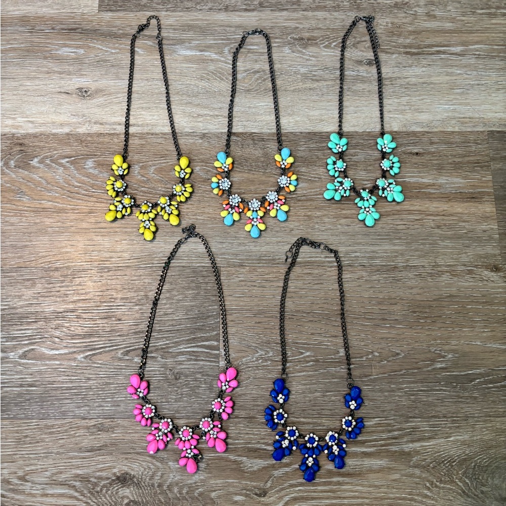 Colorful Statement Necklace Set